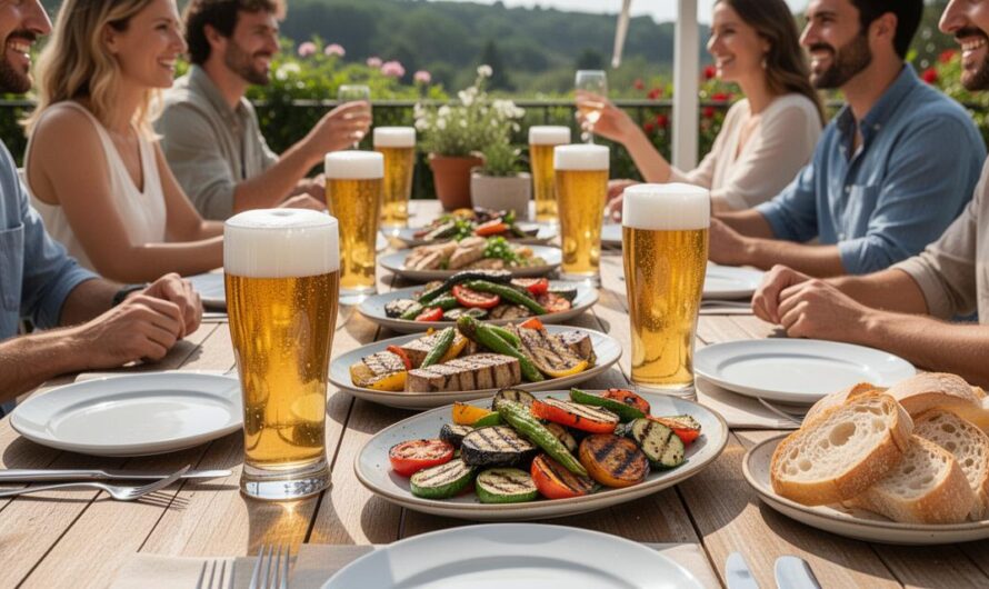 La bière sans alcool à table : accords et moments de consommation